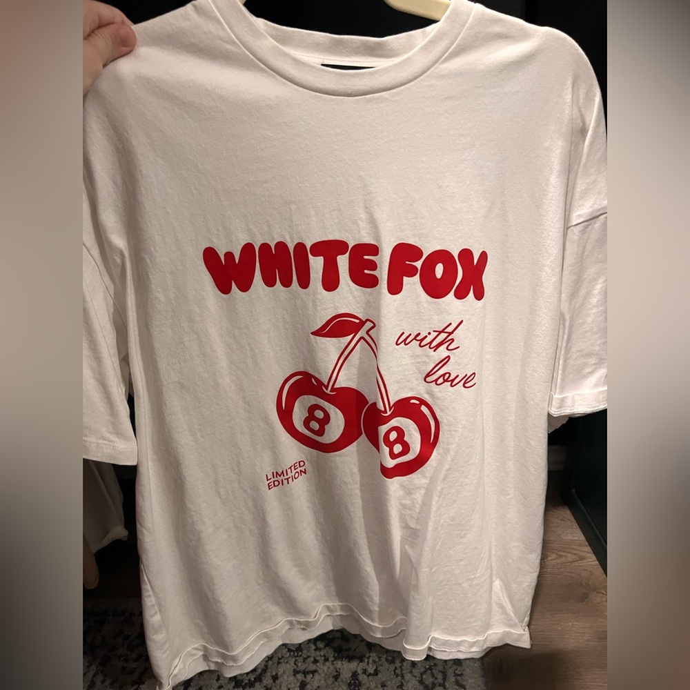 White Fox Boutique Cherry Graphic Tee